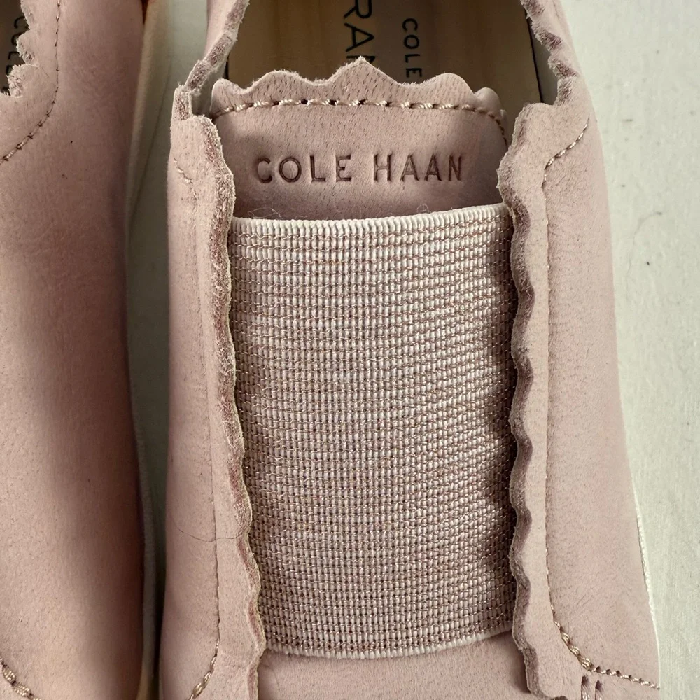 COLE HAAN Grandpro Spectator Nubuck Sneaker in Pink Rose Gold‎ Specchio Size 7